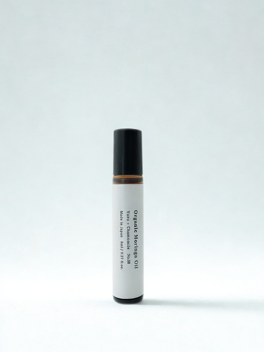 Organic Moringa Oil‐Roll on Yuzu+Chamomile 8ml